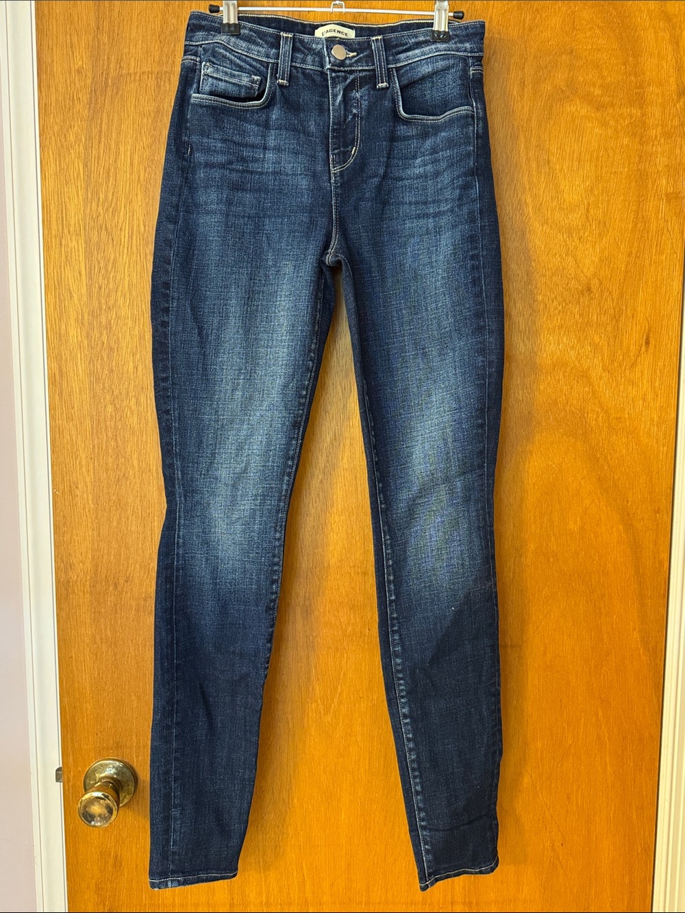 L'AGENCE Indigo Blue Skinny Jeans